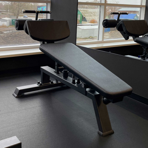 Скамья для пресса регулируемая (Adjustable Decline Bench) DHZ A3037 Скамья для пресса регулируемая (Adjustable Decline Bench) DHZ A3037