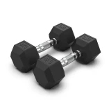 Гантель 8 кг гексагональная VictoryFit VF-H080 обрезиненная