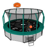 Батут UNIX line SUPREME GAME 12 ft + Basketball Батут UNIX line SUPREME GAME 12 ft + Basketball