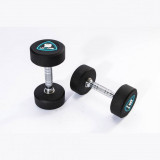 Гантели в уретане LIVEPRO Studio Dumbbells 9 кг, черный/синий Гантели в уретане LIVEPRO Studio Dumbbells 9 кг, черный/синий