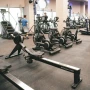 Гребной тренажер коммерческий BRONZE GYM RW1100M PRO с воздушной системой нагрузки