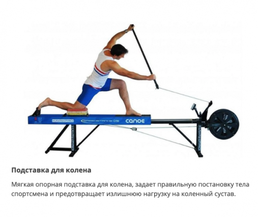 Гребной тренажер эргометр Kayak SpeedStroke GYM-Canoe C1-N