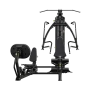 Силовой комплекс для дома HOIST HV-4-ELITE мультистанция со стеком 91кг (рама: черная / обивка: черная)