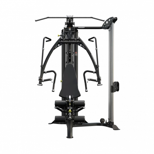 Силовой комплекс для дома HOIST HV-4-ELITE мультистанция со стеком 91кг (рама: черная / обивка: черная)