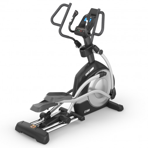 Эллиптический тренажер полукоммерческий UNIX Fit E-950 PRO Auto Incline (LED) с автонаклоном