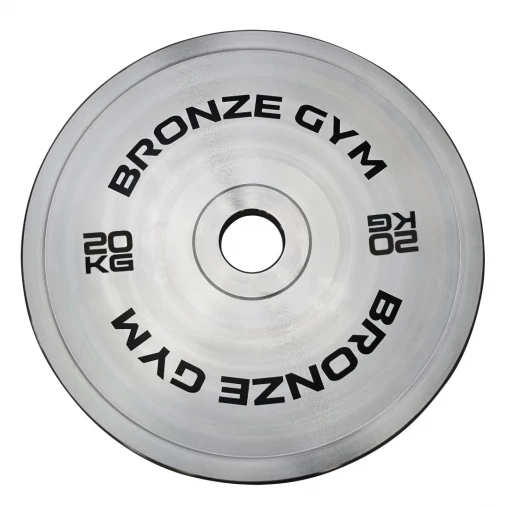 Диск олимпийский BRONZE GYM стальной 20кг хромированный 51мм