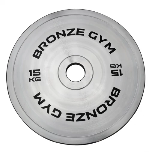 Диск олимпийский BRONZE GYM стальной 15 кг хромированный 51мм