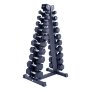 Стойка для гантелей PROFI-FIT 2067C (1-10 кг), подставка на 10 пар DHZ