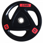 Диск обрезиненный c 3-м хватом Smith Strength 25 кг