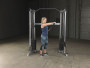 Сдвоенная блочная стойка / Кроссовер угловой Body-Solid GDCC200 со стеками 72.5 кг
