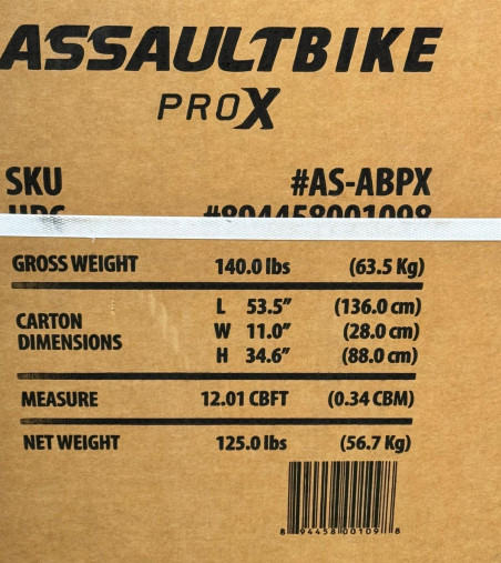 Велотренажер Assault Fitness Pro X Air Bike (2025)