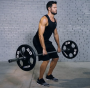 Precor FM\UPP Олимпийский диск в уретане с логотипом 15 кг