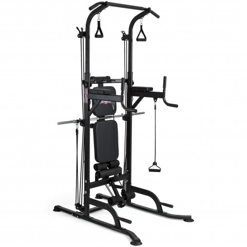 Многофункциональный тренажер VictoryFit VF-T66 с турником - брусьями и скамьей и грифом для штанги