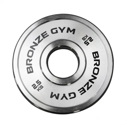 Набор олимпийских дисков 51 мм BRONZE GYM 2,5-20 кг (105 кг) сталь Набор олимпийских дисков 51 мм BRONZE GYM 2,5-20 кг (105 кг) сталь