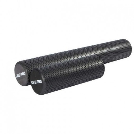 Массажный ролл LIVEPRO EVA Foam Roller 90 x 15 см, черный Массажный ролл LIVEPRO EVA Foam Roller 90 x 15 см, черный