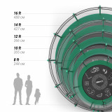 Батут UNIX line 10 ft (3,05 м) SUPREME GAME (green)