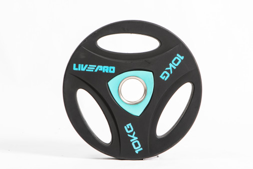 Набор олимпийских дисков 51 мм LIVEPRO Urethane Training 1,25-25 кг (157,5 кг) с хватами Набор олимпийских дисков 51 мм LIVEPRO Urethane Training 1,25-25 кг (157,5 кг) с хватами