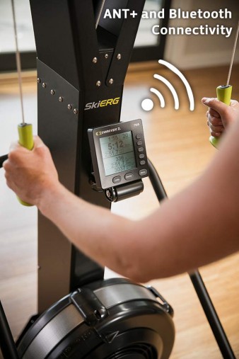Лыжный тренажер Concept2 SkiErg PM5 с подставкой FloorStand в комплекте