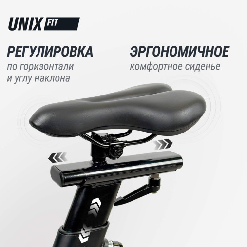 Спин-байк UNIX Fit SB-990 PRO велотренажер коммерческий с питанием от генератора