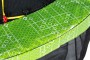 Батут Hasttings Air Game Basketball 8FT (2,44 м) с баскетбольным кольцом + внутренней сеткой и двухсторонним защитным матом (зеленый/синий)