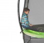 Батут Hasttings Air Game Basketball 8FT (2,44 м) с баскетбольным кольцом + внутренней сеткой и двухсторонним защитным матом (зеленый/синий)