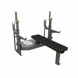 Скамья-стойка домкратная для жима лежа со страховочными упорами DHZ Olimpic Bench A3146 Скамья-стойка домкратная для жима лежа со страховочными упорами DHZ Olimpic Bench A3146